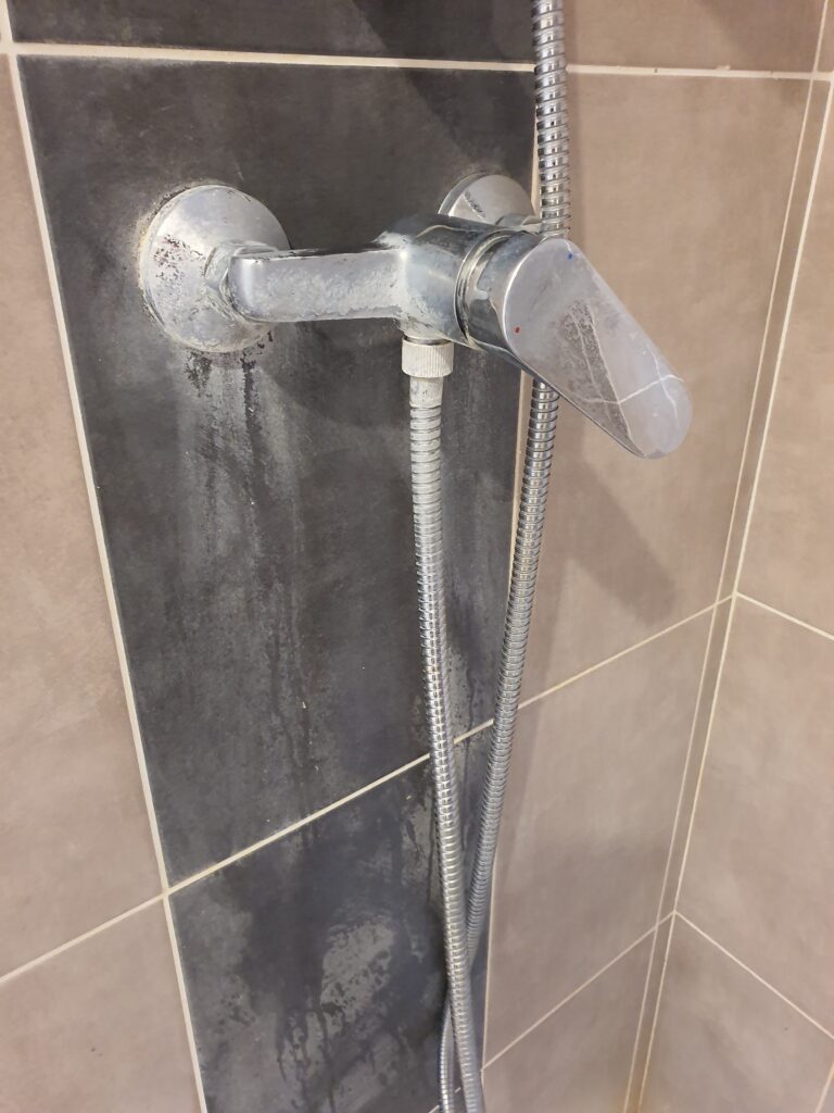 nettoyage douche avant