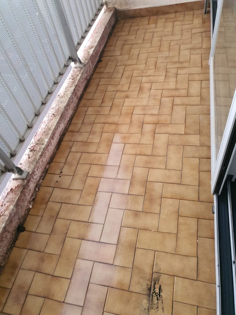 Terrasse après remise en état